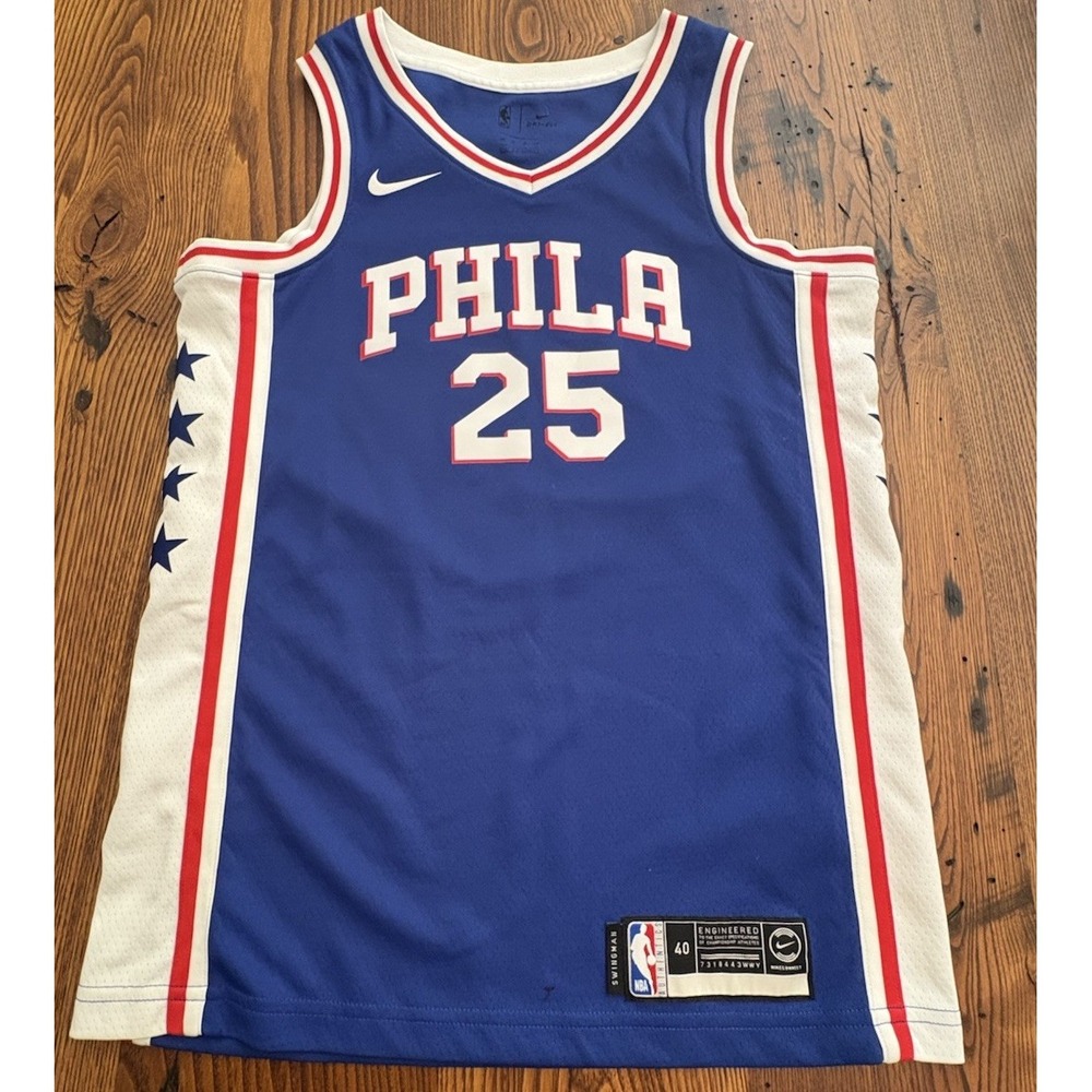 Nike Philadelphia 76ers Ben Simmons Jersey Swingman men size 40 (Small)